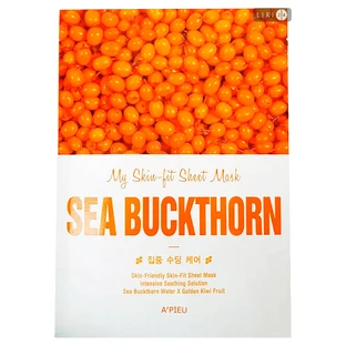 Тканинна маска з екстрактом обліпихи A'pieu My Skin-Fit Sheet Mask Sea Buckthorn, 25 г