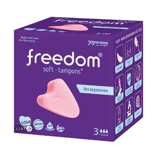 Тампоны женские гигиенические Freedom Normal 3 шт