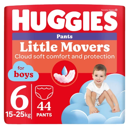 Трусики-подгузники Huggies Pants для мальчиков размер 6 15-25 кг 44 шт: цены и характеристики