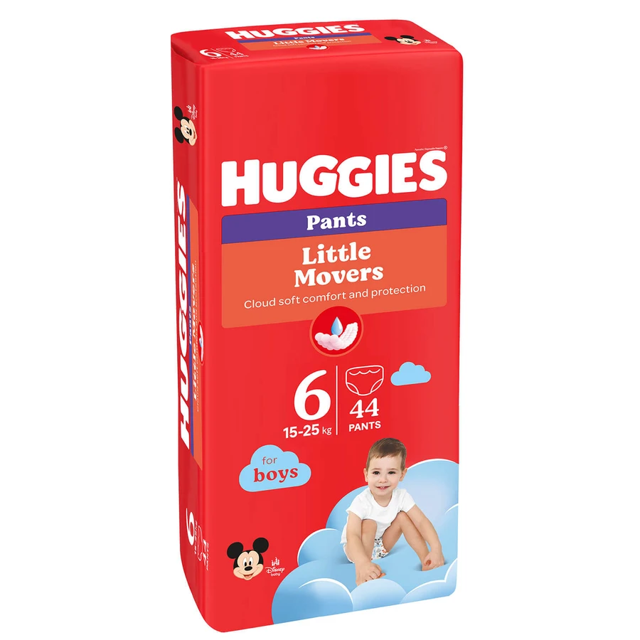 Трусики-подгузники Huggies Pants для мальчиков размер 6 15-25 кг 44 шт: цены и характеристики