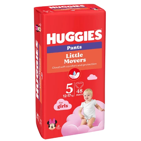 Трусики-підгузки Huggies Pants для дівчаток, розмір 5 (12-17 кг), 48 шт: ціни та характеристики