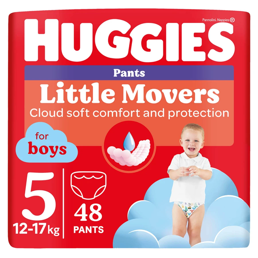 Трусики-підгузки Huggies Pants для хлопчиків розмір 5 12-17 кг, 48 шт: ціни та характеристики