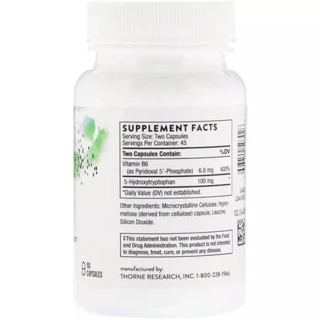 5-HTP (Гідроксітриптофан) 100 мг 5-Hydroxytryptophan Thorne Research 90 капсул: ціни та характеристики