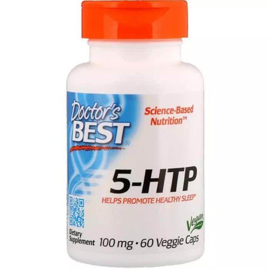 5-HTP (Гидрокситриптофан) 100 мг Doctor's Best 60 капсул: цены и характеристики