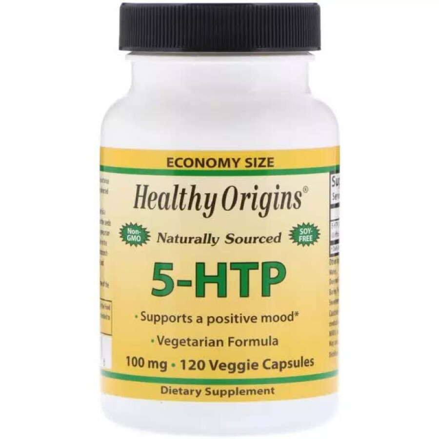 5-HTP (Гидрокситриптофан) 100 мг Healthy Origins 120 гелевых капсул: цены и характеристики