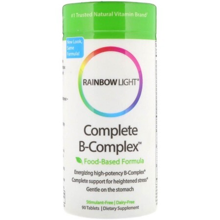 B-Комплекс Complete B-Complex Rainbow Light 90 таблеток