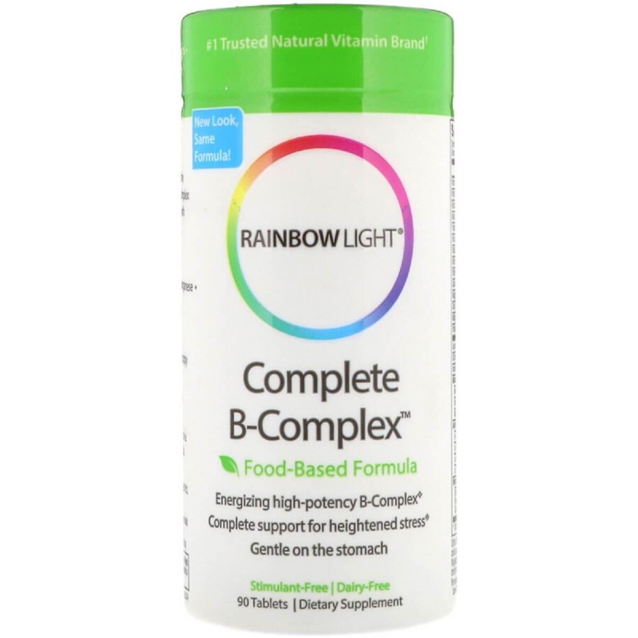 B-Комплекс Complete B-Complex Rainbow Light 90 таблеток: цены и характеристики