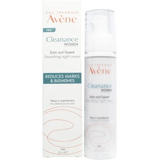 Крем для лица Avene Cleanance Women Smoothing Night Cream, ночной, 30 мл