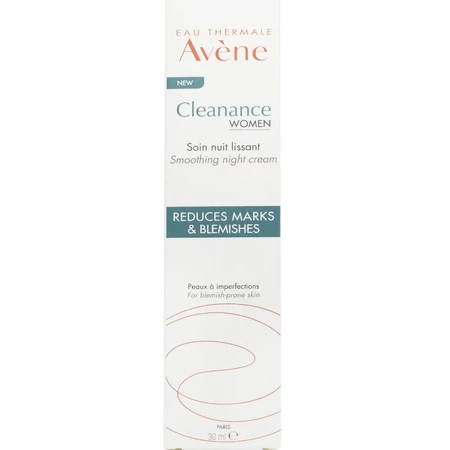 Крем для лица Avene Cleanance Women Smoothing Night Cream, ночной, 30 мл: цены и характеристики