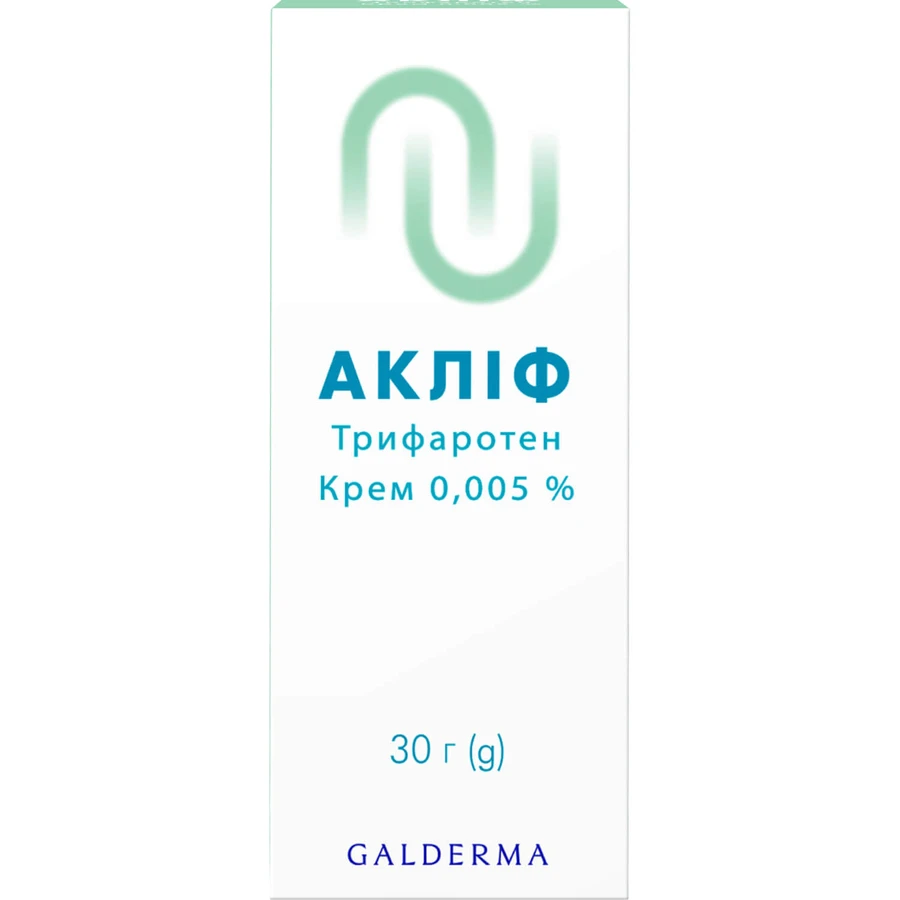 Акліф крем 0,005 % контейнер 30 г: ціни та характеристики
