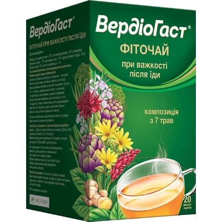 Фиточай ВердиоГаст фильтр-пакет 1,5 г, №20: цены и характеристики