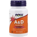 Вітамін A & D Now Foods капсули, №100