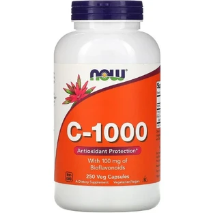 Витамин С-1000 Now Foods капсули, №250