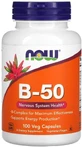 Витаминный комплекс В-50 Now Foods капсулы, №100