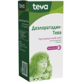 Дезлоратадин-Тева р-р оральный 0,5 мг/мл фл. 60 мл, с мерным шприцем