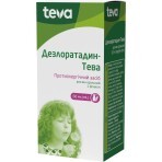 Дезлоратадин-Тева р-н орал. 0,5 мг/мл фл. 60 мл, з мірним шприцем: ціни та характеристики