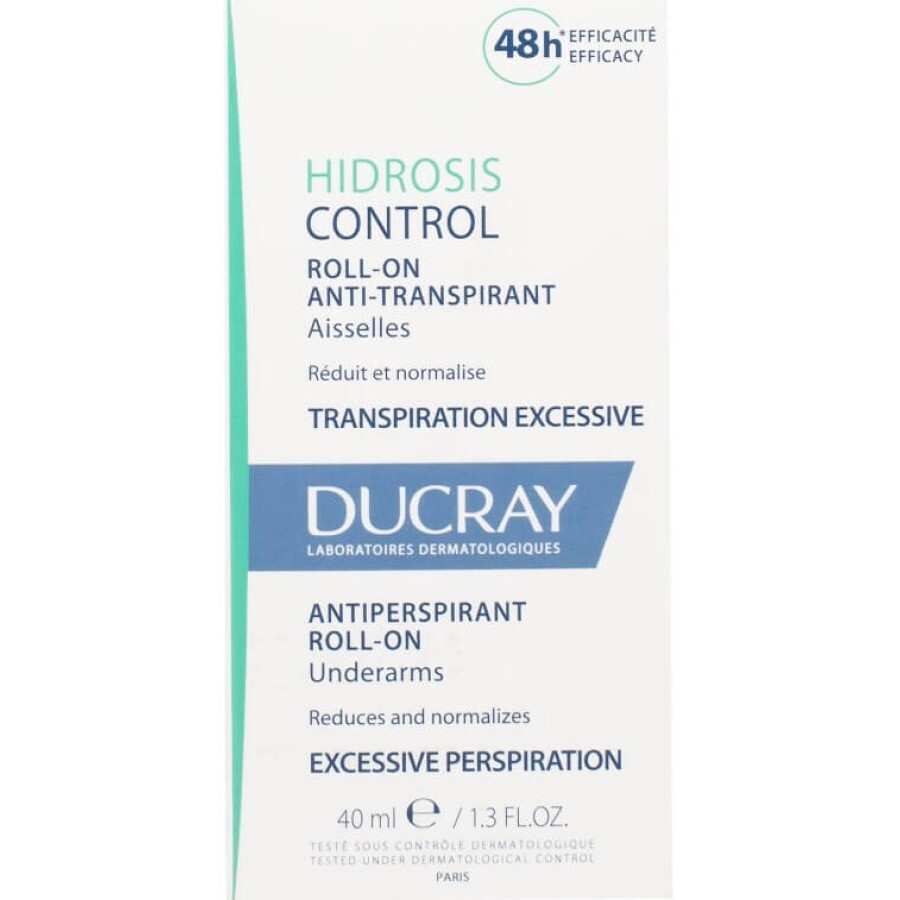 Дезодорант-антиперспирант Ducray Hidrosis Control, 40 мл: ціни та характеристики