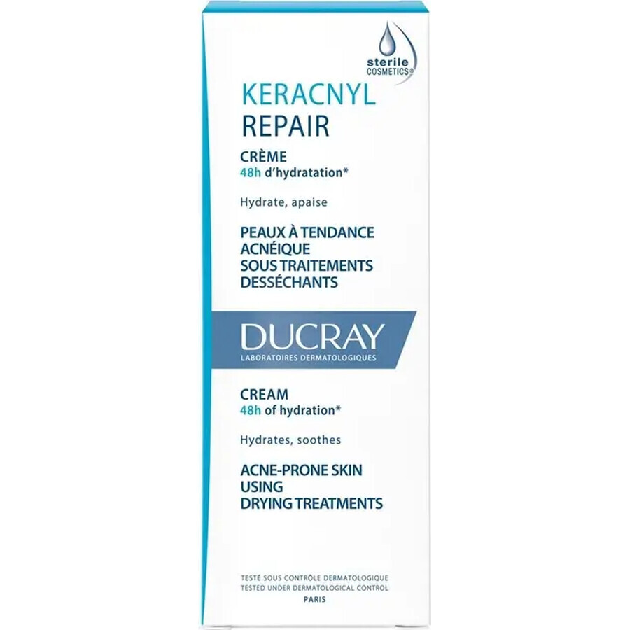 Крем для лица Ducray Keracnyl Repair Cream, восстанавливающий, 50 мл: цены и характеристики