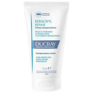 Крем для лица Ducray Keracnyl Repair Cream, восстанавливающий, 50 мл
