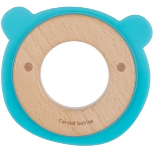 Игрушка-прорезыватель Canpol Babies 80/304 Медвежонок, бирюзовая 