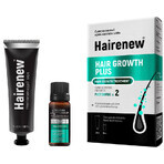 Інноваційний супер догляд Hairenew для волосся: ревіталізуючий крем, 30 мл + 100% підсилювач-бустер для стимуляції росту волосся, 10 мл: ціни та характеристики