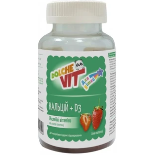 Dolche Vit Кальцій + D3 пастилки желейні для дітей, 90 шт.