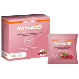 КатарIS, порошок для приготування орального розчину саше по 4,3 г, 6 шт.