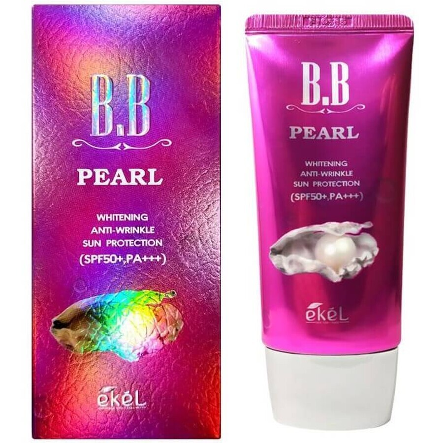 Крем Ekel Pearl BB Cream с экстрактом жемчуга SPF-50 PA+++, 50 мл: цены и характеристики