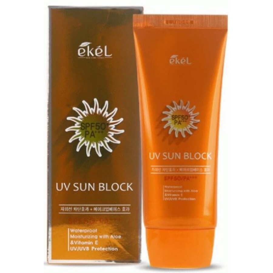 Крем для лица Ekel Основа под макияж солнцезащитный SPF-50 PA+++, 70 мл: цены и характеристики