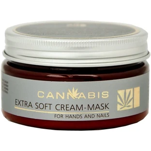 Крем-маска Cannabis Extra Soft восстанавливающая для кожи рук и ногтей с экстрактом каннабиса, 100 мл 