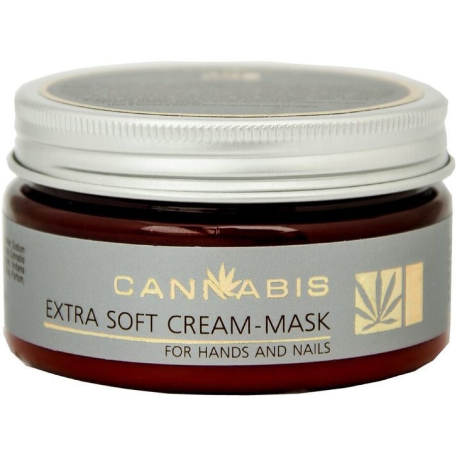 Крем-маска Cannabis Extra Soft восстанавливающая для кожи рук и ногтей с экстрактом каннабиса, 100 мл : цены и характеристики