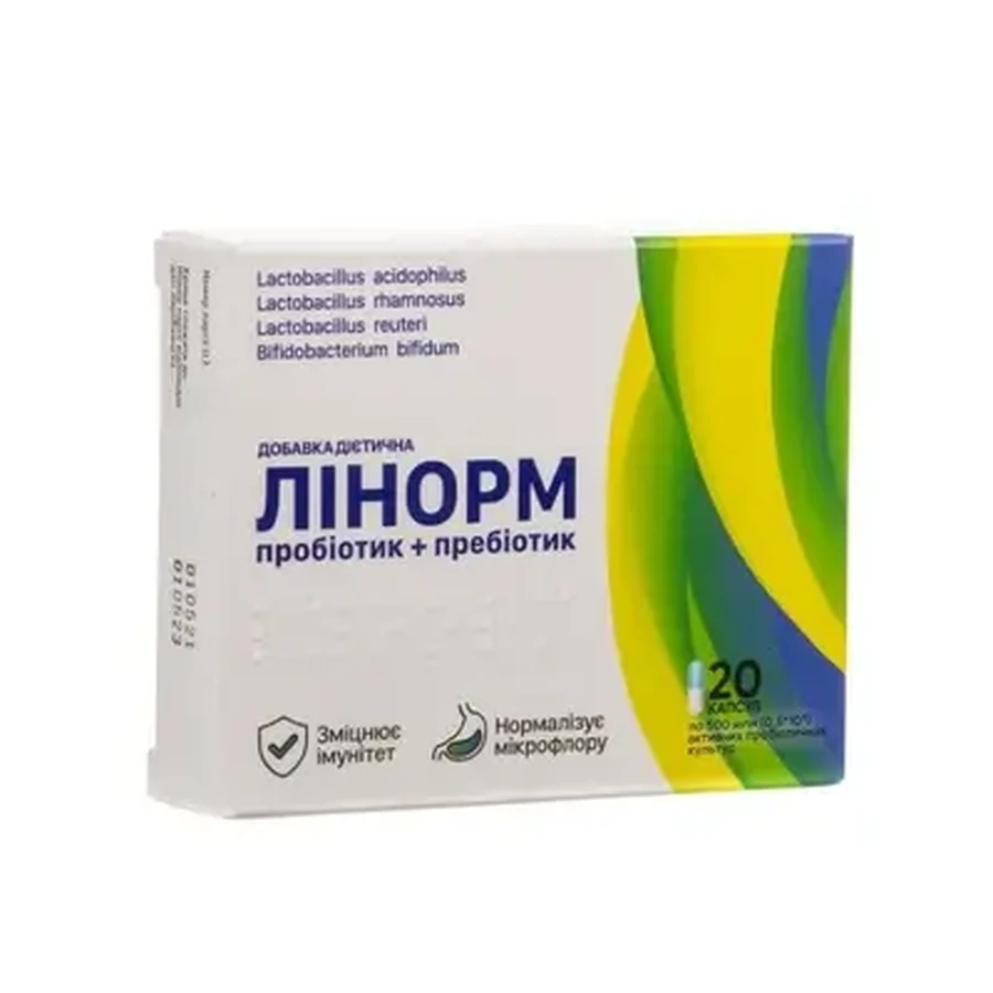 Линорм капс. 530 мг №20: цены и характеристики