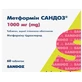 Метформін сандоз табл. в/плівк. обол. 1000 мг блістер №60