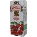 Нектар Соки України вишневий, 0.2 л