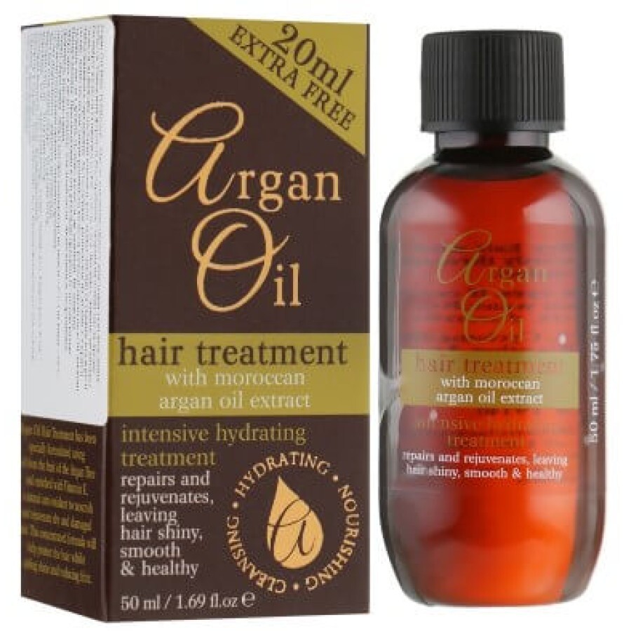 Олія Xpel Marketing Ltd Argan Oil Hair Treatment для інтенсивного живлення та відновлення волосся з олією аргану, 100 мл: ціни та характеристики