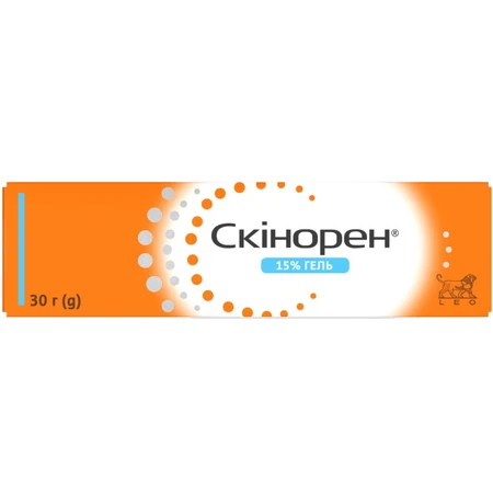 Скінорен гель 15 % туба 30 г: ціни та характеристики