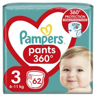 Підгузки-трусики Pampers Pants Midi (6-11 кг) 62 шт