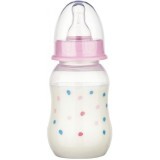 Пляшечка Baby-Nova 45010-1 рожева, 130 мл