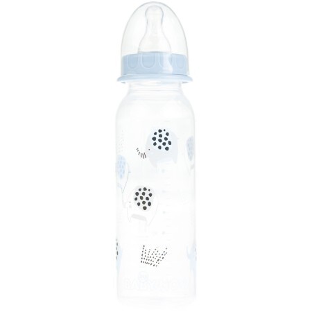 Пляшка пластикова Baby-Nova Декор 47010-1 для хлопчиків, 240 мл 