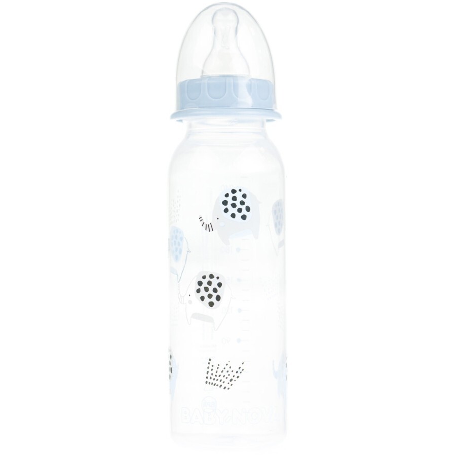 Бутылочка Baby-Nova Декор 47010-1 для мальчиков, 240 мл: цены и характеристики
