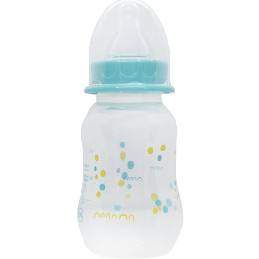 Бутылочка Baby Nova пластиковая одноцветная 130 мл, голубая: цены и характеристики