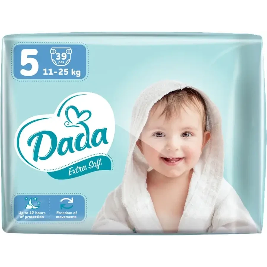 Подгузники для детей Dada Extra Soft 5 11-25 кг 39 шт: цены и характеристики