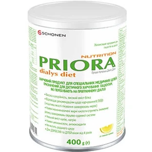 Дієтична суміш Priora Nutrition Dialys Diet  для спеціальних медичних цілей, 400 г 