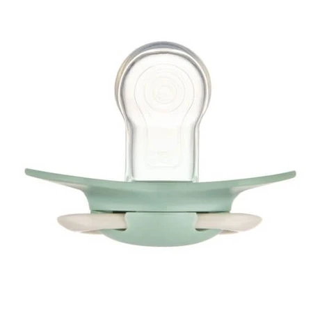 Пустышка 22/645_bei, 6-18 мес. Pure Color - бежевая, силикон., симметр. №2: цены и характеристики