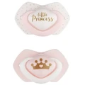 Пустушка Canpol babies Royal baby 22/650_pin силіконова, симетрична, 0-6 місяців, рожева, 2 шт.