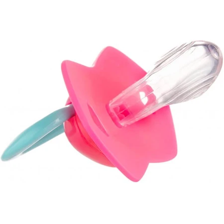 Пустышка Canpol babies NEON LOVE 22/653_pin, 6-18 мес., розовая, силикон., симметр. №2: цены и характеристики