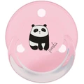 Пустышка силиконовая Baby-Nova 26366-1 круглая с рисунком и кольцом для девочек 0-24 месяцев, 2 шт.