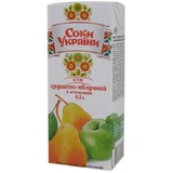 Сік Соки України Грушево - яблучний, 0.2 л
