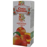 Сік Соки України Персиковий, 0,2 л