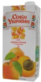 Сок Соки Украины Абрикосовый, 1л